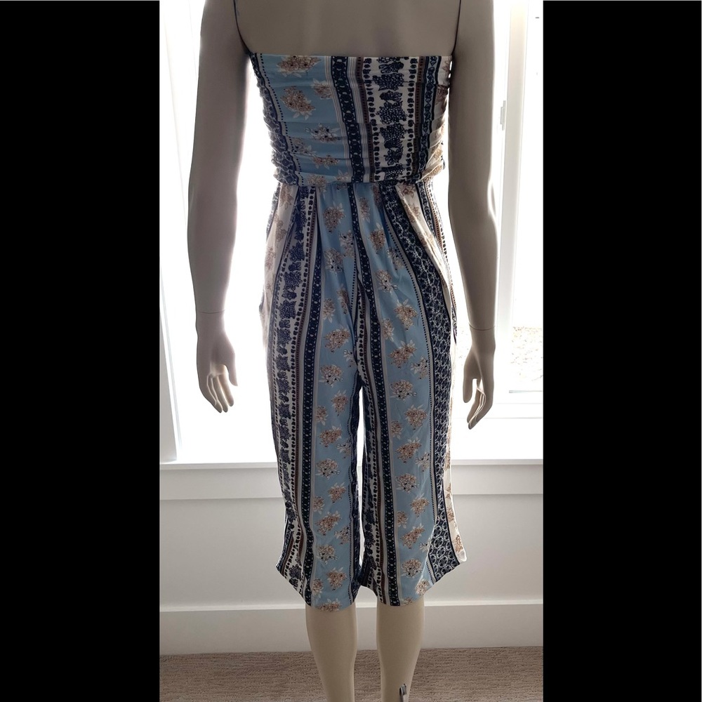NWT J FOR JUSTIFY TUBE WIDE LEG CROP ROMPER - Picture 3 of 4